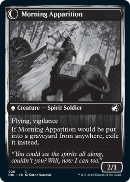 Mourning Patrol // Morning Apparition [Innistrad: Double Feature] | Exor Games New Glasgow