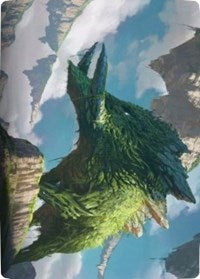 Yasharn, Implacable Earth Art Card [Zendikar Rising Art Series] | Exor Games New Glasgow