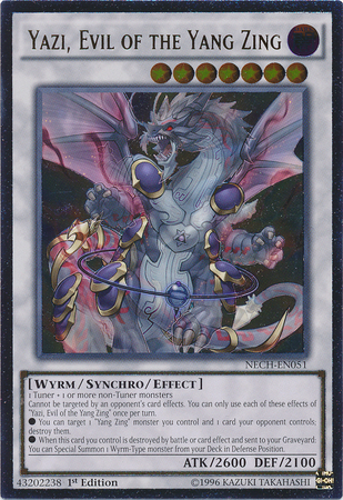 Yazi, Evil of the Yang Zing [NECH-EN051] Ultimate Rare | Exor Games New Glasgow