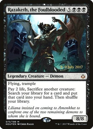 Razaketh, the Foulblooded [Hour of Devastation Promos] | Exor Games New Glasgow