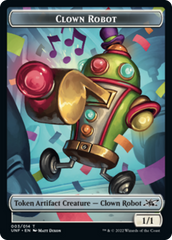 Clown Robot (003) // Treasure (013) Double-sided Token [Unfinity Tokens] | Exor Games New Glasgow