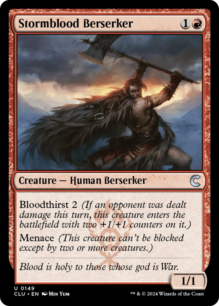 Stormblood Berserker [Ravnica: Clue Edition] | Exor Games New Glasgow