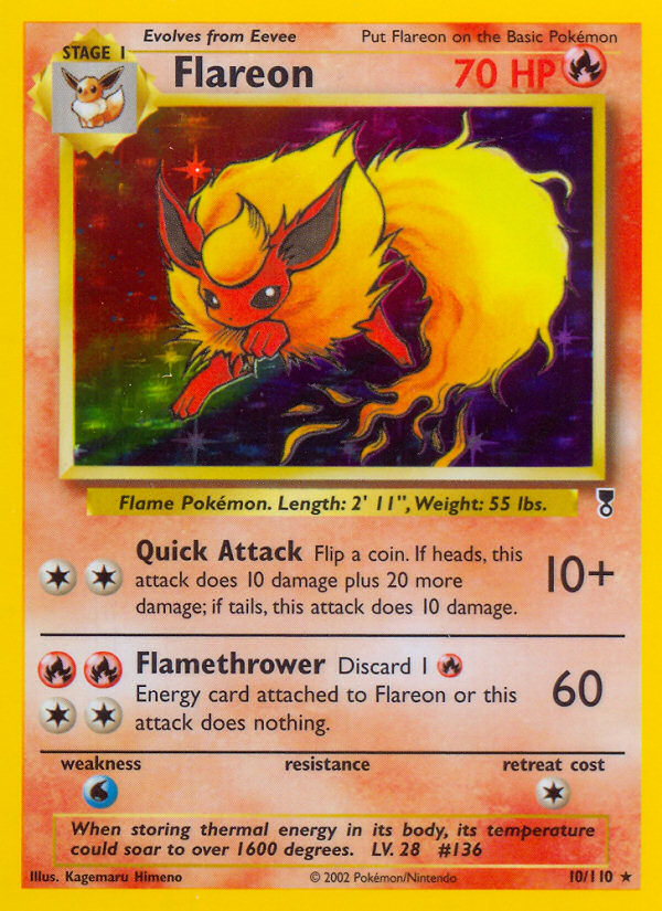 Flareon (10/110) [Legendary Collection] | Exor Games New Glasgow