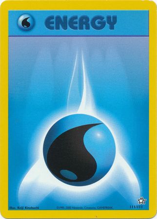 Water Energy (111/111) [Neo Genesis Unlimited] | Exor Games New Glasgow