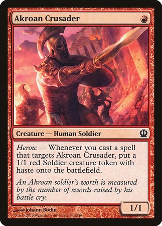 Akroan Crusader [Theros] | Exor Games New Glasgow