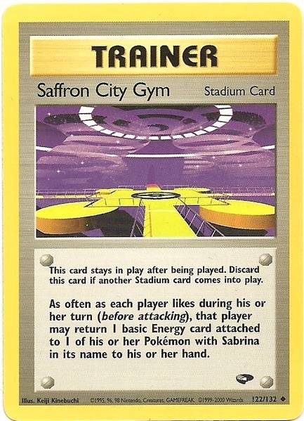 Saffron City Gym (122/132) [Gym Challenge Unlimited] | Exor Games New Glasgow