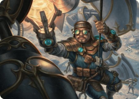 Powerstone Engineer Art Card [The Brothers' War Art Series] | Exor Games New Glasgow