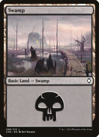 Swamp (298) [Commander Anthology Volume II] | Exor Games New Glasgow