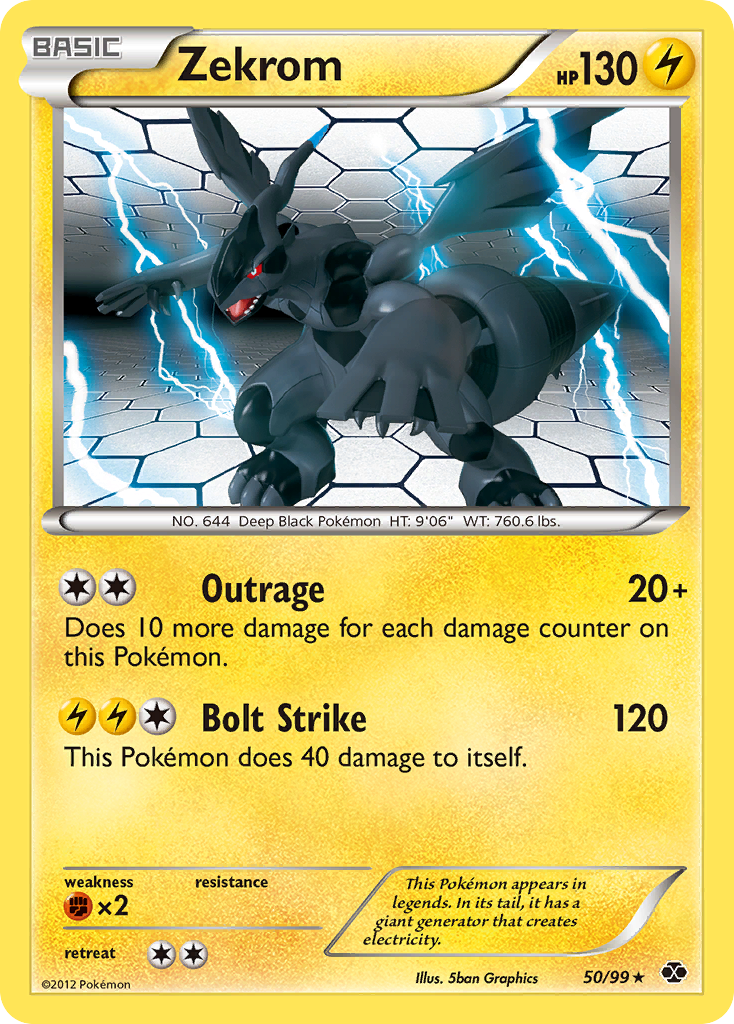 Zekrom (50/99) [Black & White: Next Destinies] | Exor Games New Glasgow