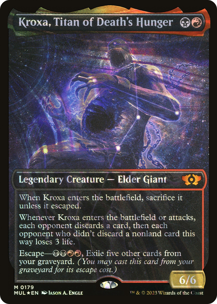 Kroxa, Titan of Death's Hunger (Halo Foil) [Multiverse Legends] | Exor Games New Glasgow