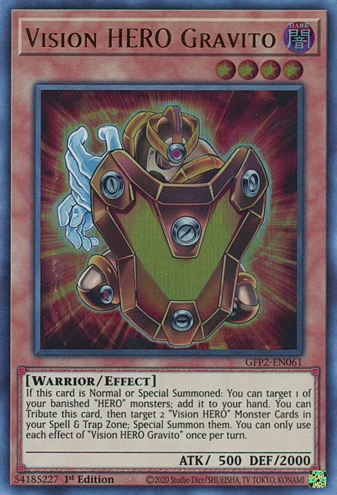 Vision HERO Gravito [GFP2-EN061] Ultra Rare | Exor Games New Glasgow