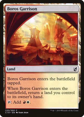 Boros Garrison [Commander 2019] | Exor Games New Glasgow