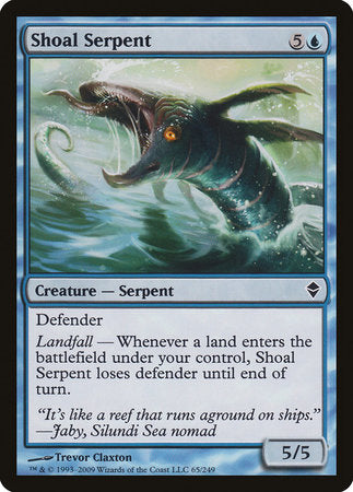 Shoal Serpent [Zendikar] | Exor Games New Glasgow