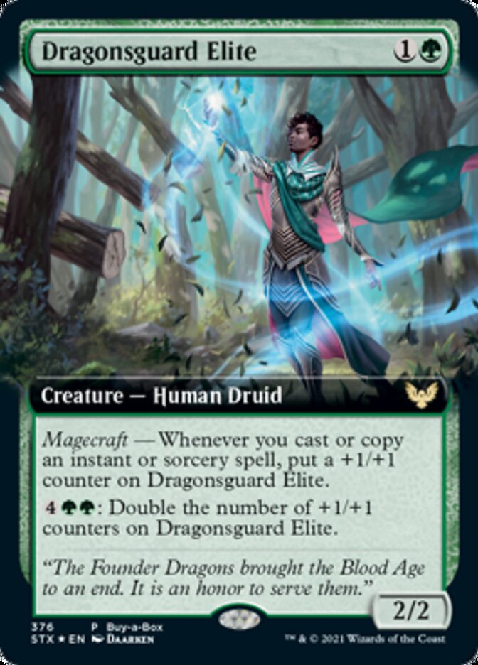 Dragonsguard Elite (Buy-A-Box) [Strixhaven: School of Mages Promos] | Exor Games New Glasgow