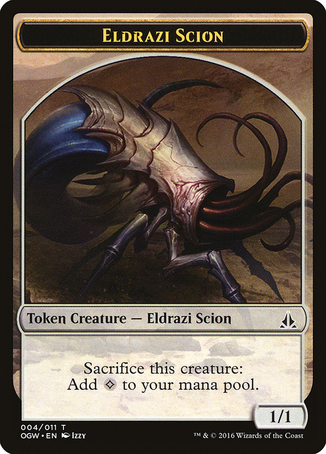 Eldrazi Scion (004/011) [Oath of the Gatewatch Tokens] | Exor Games New Glasgow