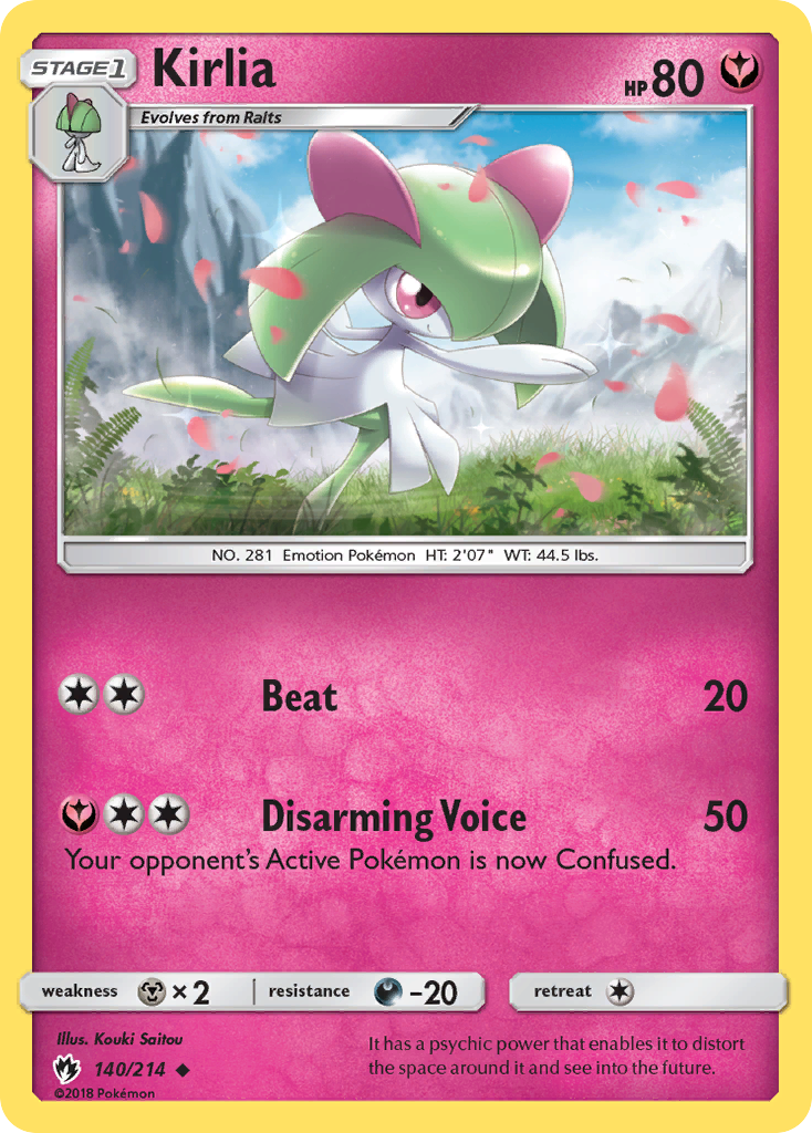 Kirlia (140/214) [Sun & Moon: Lost Thunder] | Exor Games New Glasgow