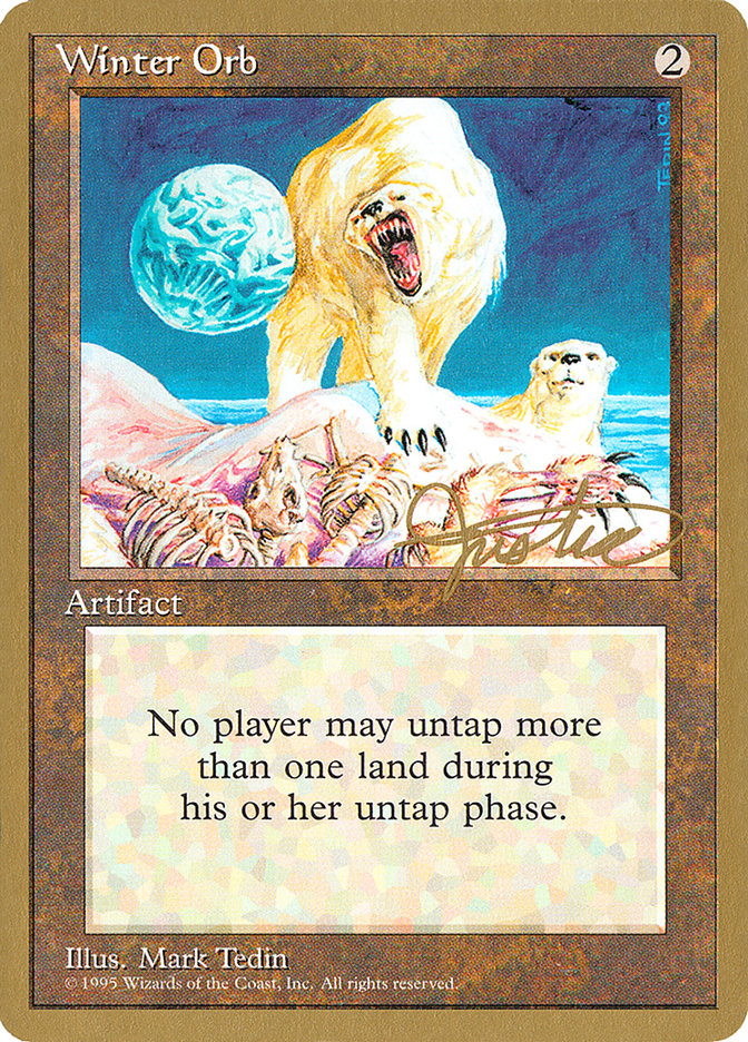 Winter Orb (Mark Justice) [Pro Tour Collector Set] | Exor Games New Glasgow