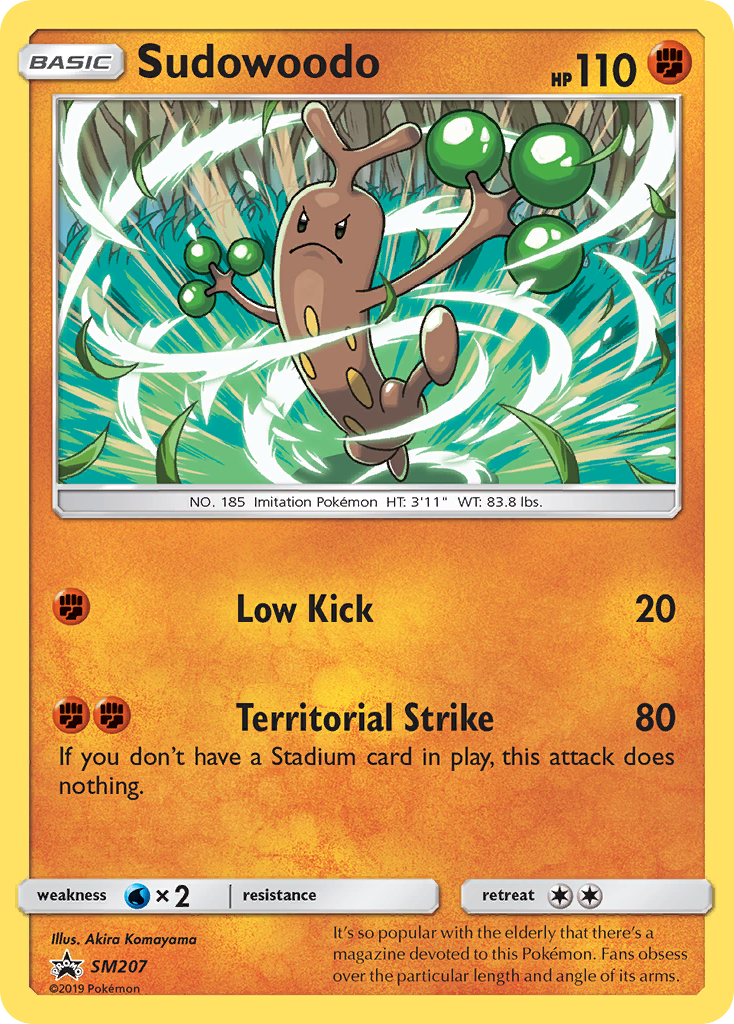 Sudowoodo (SM207) [Sun & Moon: Black Star Promos] | Exor Games New Glasgow