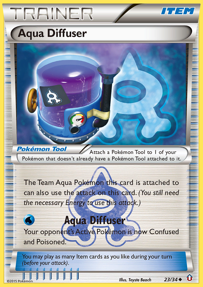 Aqua Diffuser (23/34) [XY: Double Crisis] | Exor Games New Glasgow