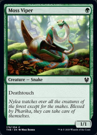 Moss Viper [Theros Beyond Death] | Exor Games New Glasgow