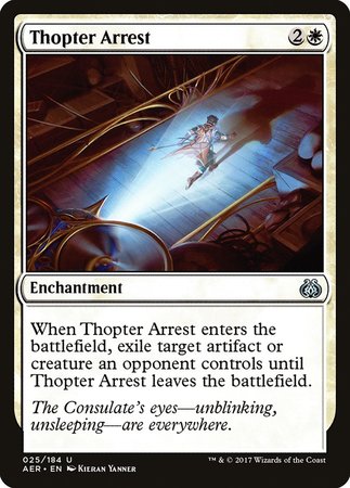 Thopter Arrest [Aether Revolt] | Exor Games New Glasgow