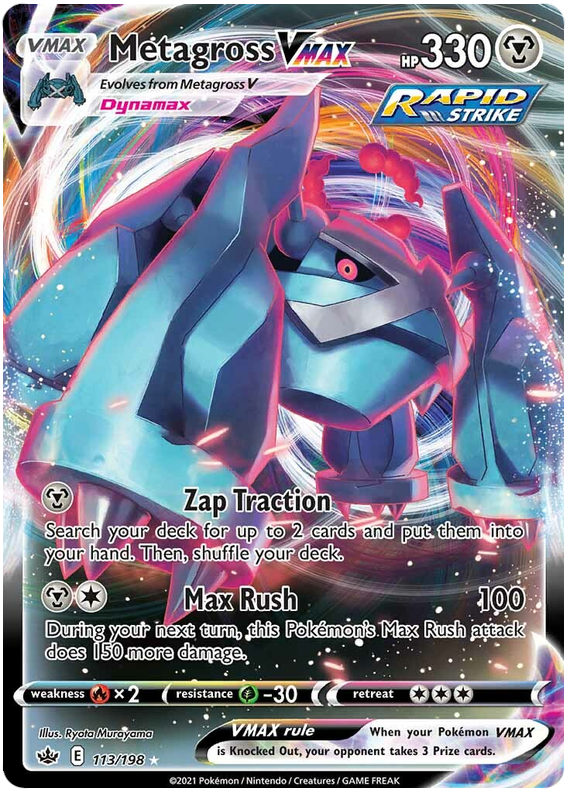 Metagross VMAX (113/198) [Sword & Shield: Chilling Reign] | Exor Games New Glasgow