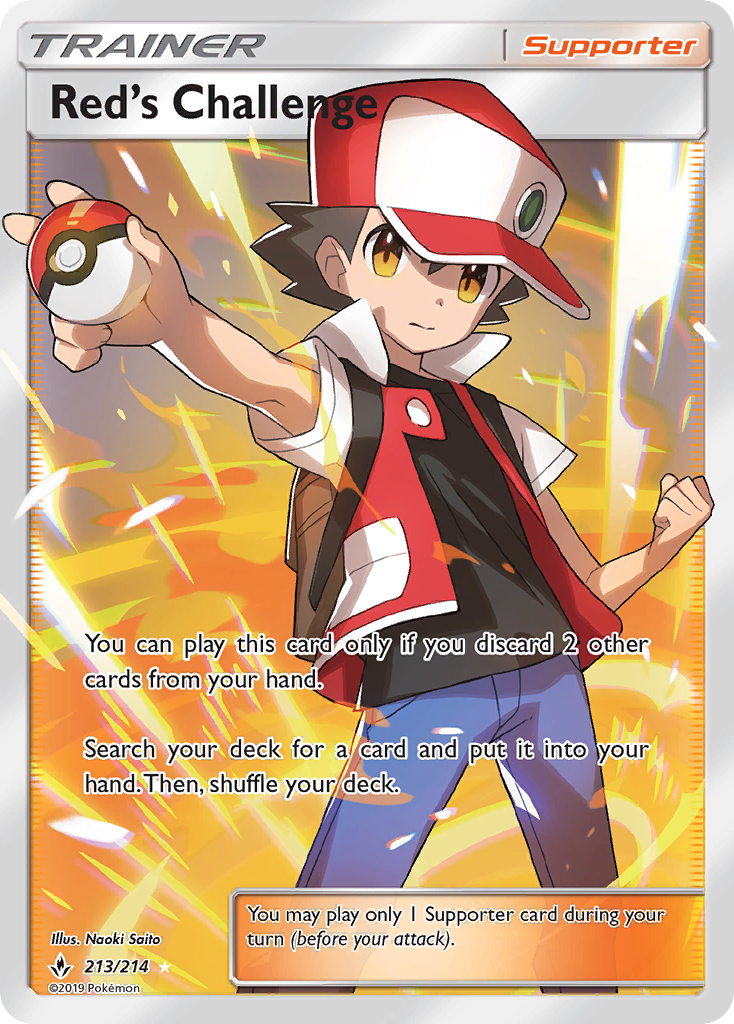 Red's Challenge (213/214) [Sun & Moon: Unbroken Bonds] | Exor Games New Glasgow