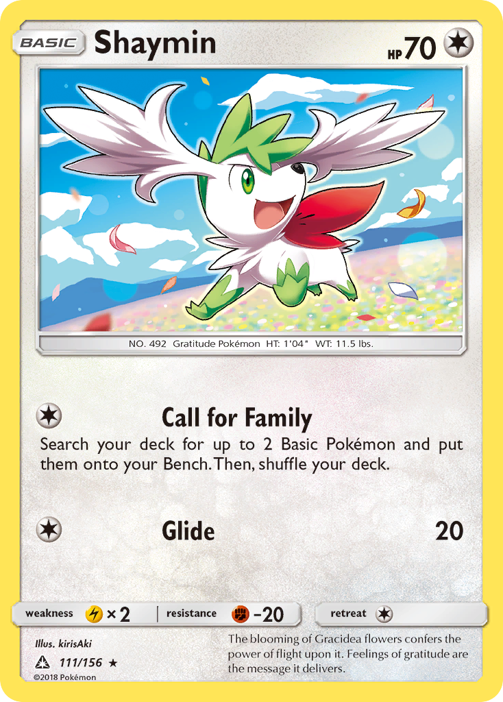 Shaymin (111/156) [Sun & Moon: Ultra Prism] | Exor Games New Glasgow