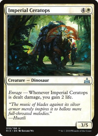 Imperial Ceratops [Rivals of Ixalan] | Exor Games New Glasgow