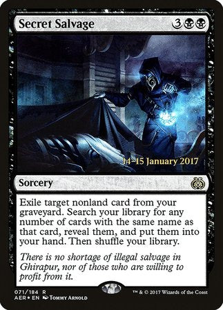 Secret Salvage [Aether Revolt Promos] | Exor Games New Glasgow