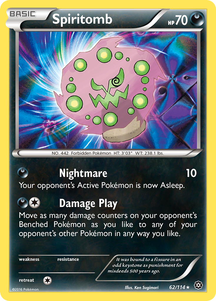 Spiritomb (62/114) [XY: Steam Siege] | Exor Games New Glasgow