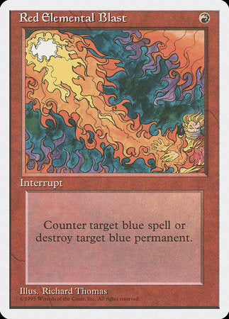 Red Elemental Blast [Fourth Edition] | Exor Games New Glasgow