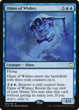 Djinn of Wishes [Commander 2018] | Exor Games New Glasgow