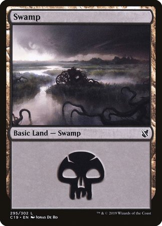 Swamp (295) [Commander 2019] | Exor Games New Glasgow