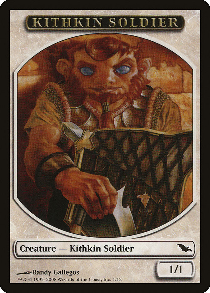 Kithkin Soldier [Shadowmoor Tokens] | Exor Games New Glasgow