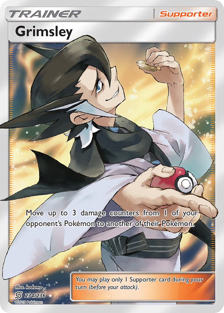 Grimsley (234/236) [Sun & Moon: Unified Minds] | Exor Games New Glasgow