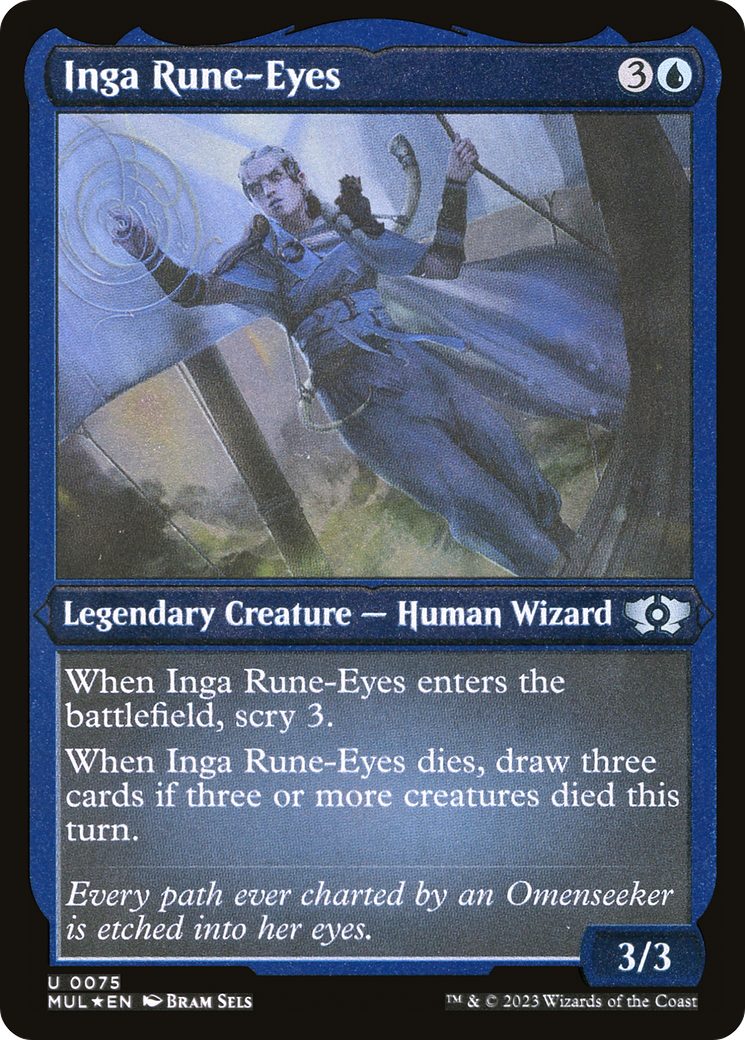 Inga Rune-Eyes (Foil Etched) [Multiverse Legends] | Exor Games New Glasgow