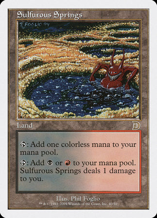 Sulfurous Springs [Deckmasters] | Exor Games New Glasgow