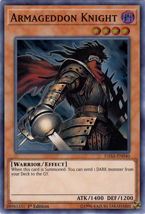 Armageddon Knight [DASA-EN040] Super Rare | Exor Games New Glasgow