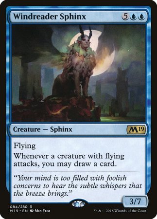 Windreader Sphinx [Core Set 2019] | Exor Games New Glasgow