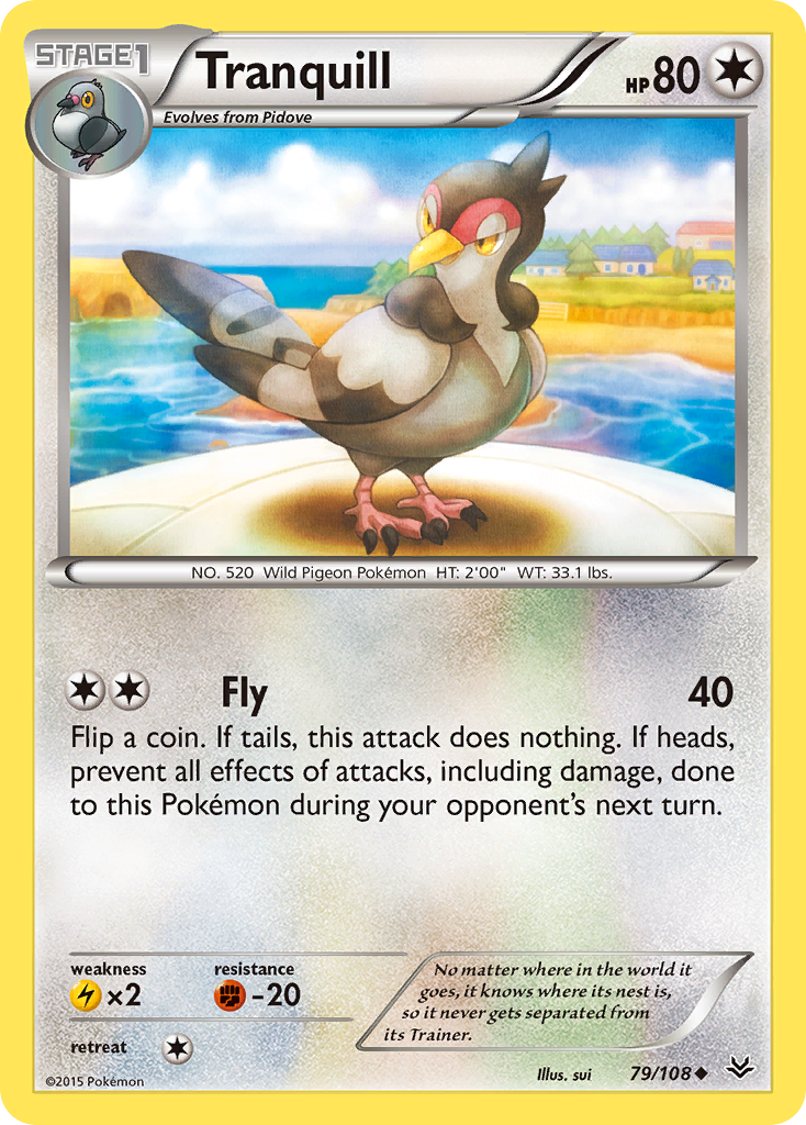 Tranquill (79/108) [XY: Roaring Skies] | Exor Games New Glasgow