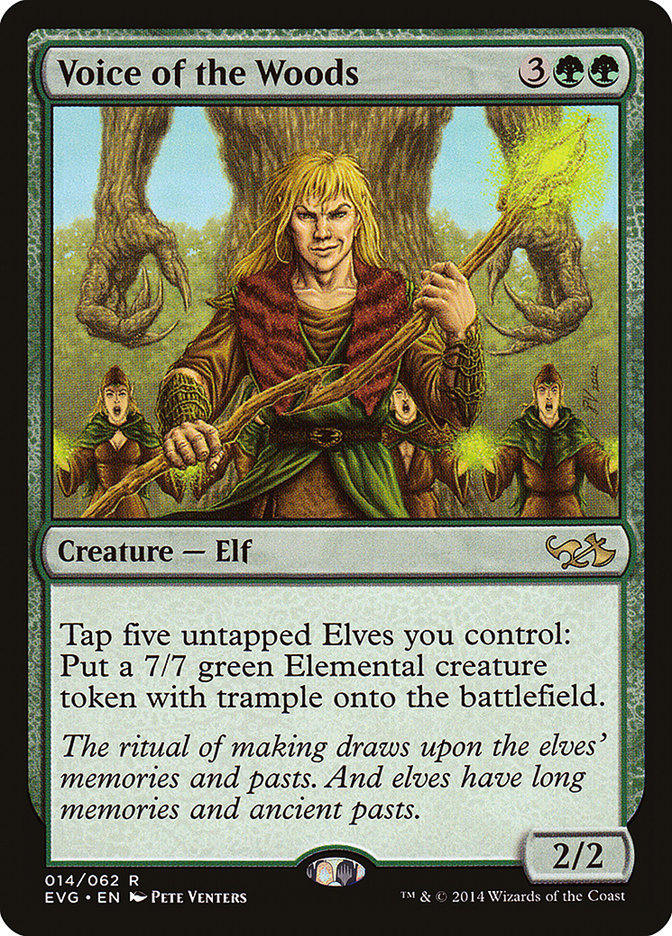 Voice of the Woods (Elves vs. Goblins) [Duel Decks Anthology] | Exor Games New Glasgow