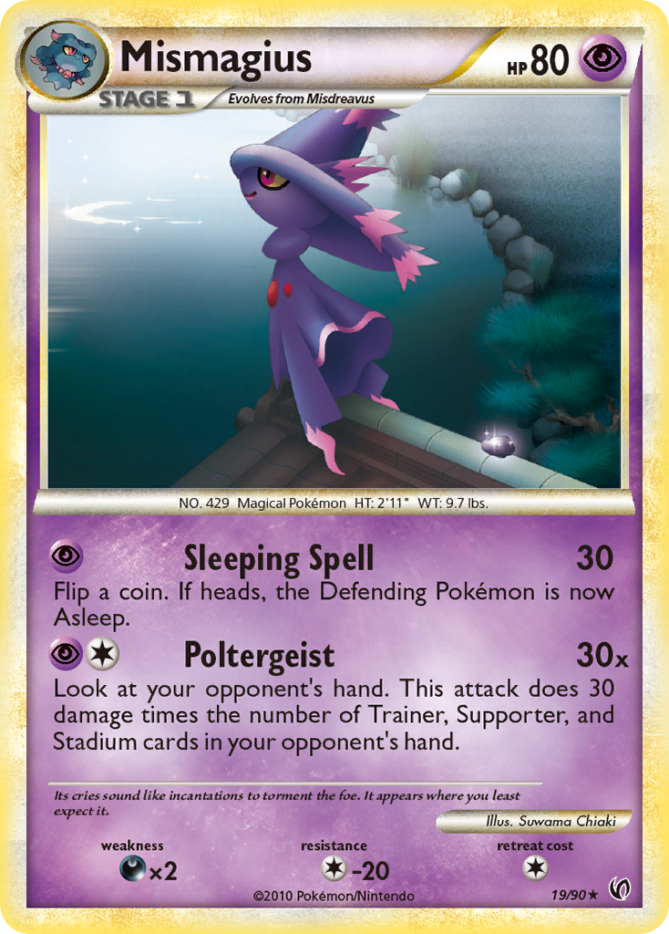 Mismagius (19/90) [HeartGold & SoulSilver: Undaunted] | Exor Games New Glasgow