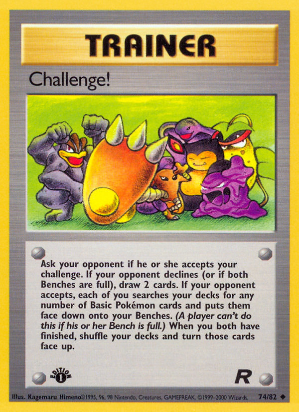 Challenge! (74/82) [Team Rocket 1st Edition] | Exor Games New Glasgow