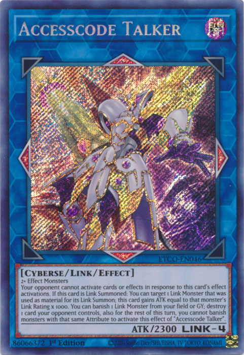 Accesscode Talker [ETCO-EN046] Secret Rare | Exor Games New Glasgow