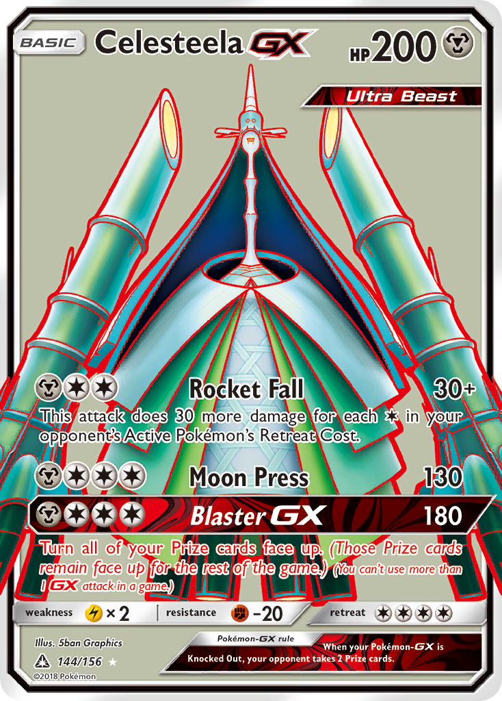 Celesteela GX (144/156) [Sun & Moon: Ultra Prism] | Exor Games New Glasgow