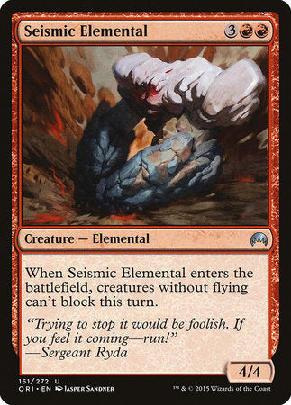 Seismic Elemental [Magic Origins] | Exor Games New Glasgow