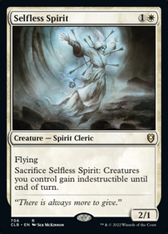 Selfless Spirit [Commander Legends: Battle for Baldur's Gate] | Exor Games New Glasgow