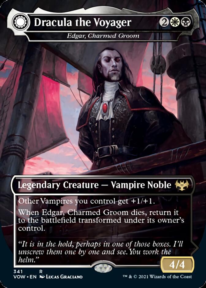 Edgar, Charmed Groom // Edgar Markov's Coffin - Dracula the Voyager // Casket of Native Earth [Innistrad: Crimson Vow] | Exor Games New Glasgow