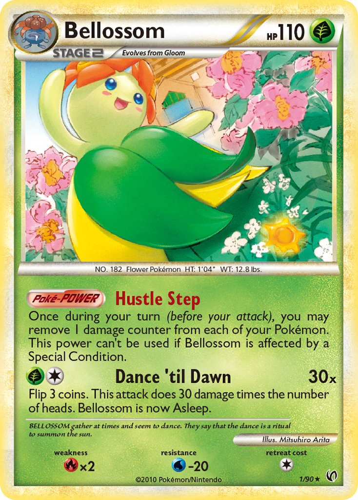 Bellossom (1/90) (Theme Deck Exclusive) [HeartGold & SoulSilver: Undaunted] | Exor Games New Glasgow